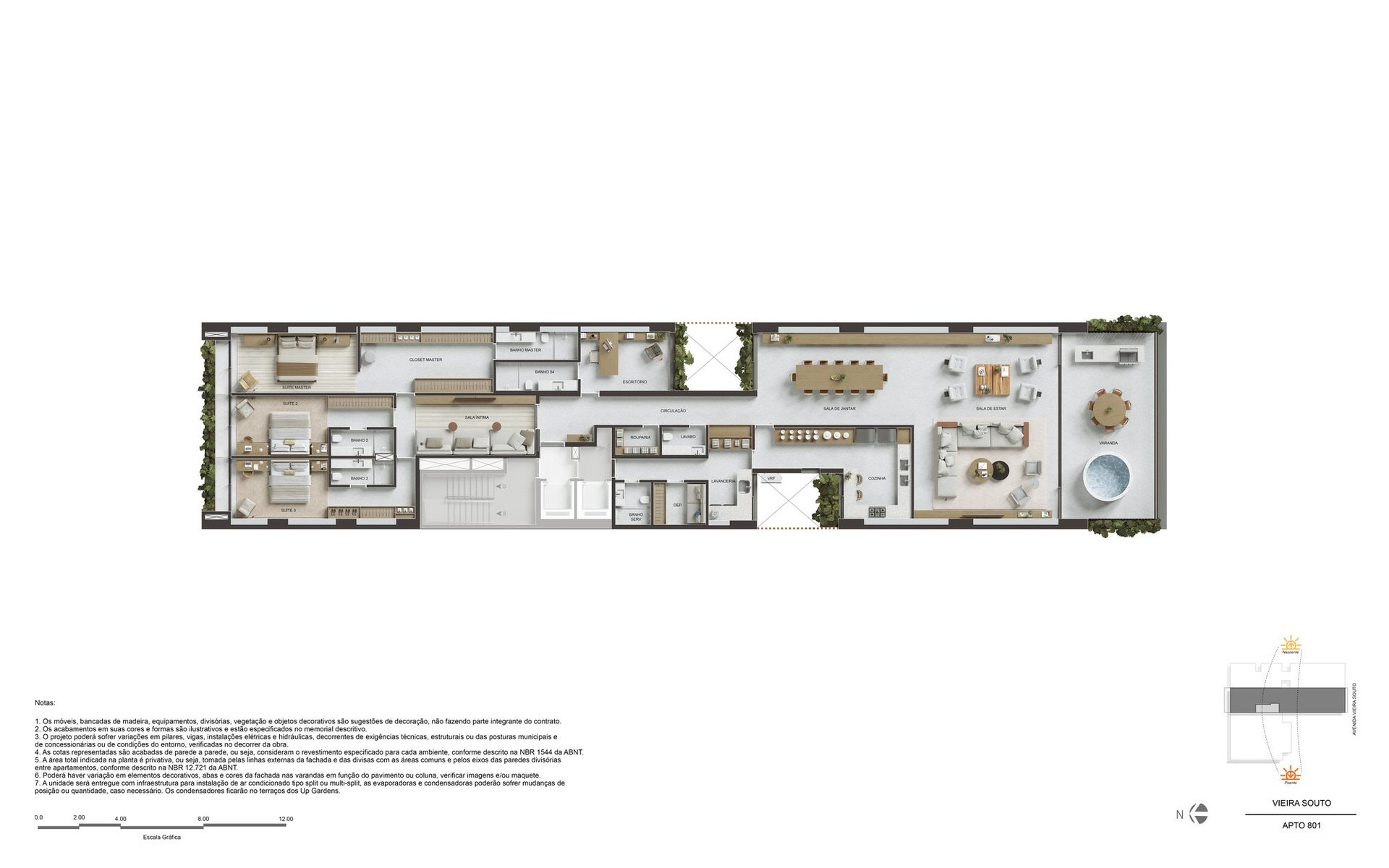 Cobertura 801 · 411 m²